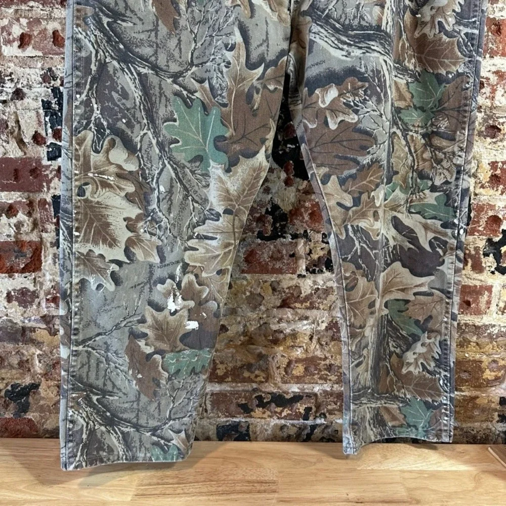 Wrangler Camo Pants Jeans Workwear Mens Measures 41x29 Hunting Outdoor